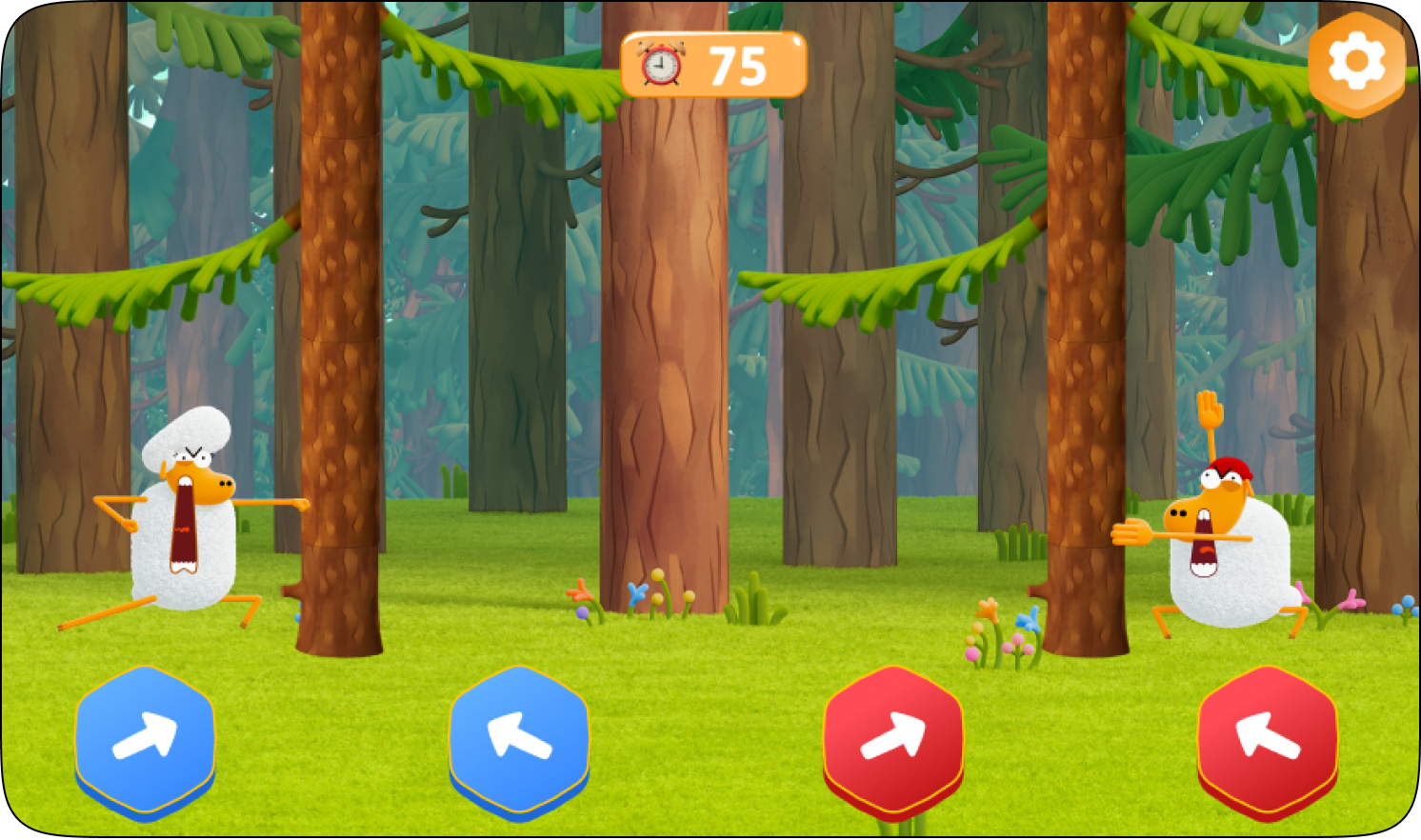 Exemple d'écran de jeu